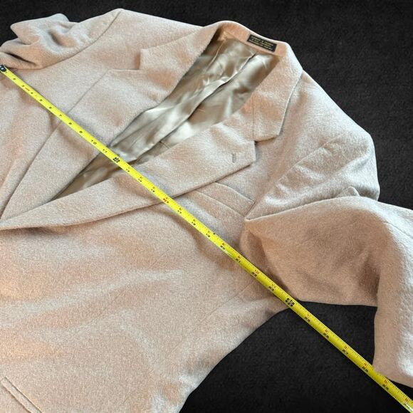 BACHRACH Vintage Palm Beach Camel Tan Blazer Cashmere Wool Suit Jacket Men's - Picture 5 of 7